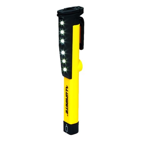 ALUMINITE Dark Bewarei 100 lm Black/Yellow LED Work Light AAA Battery 10050